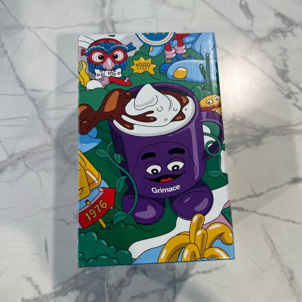 McDonald’s Canada Exclusive Collector Cup Glass Grimace Limited Edition SEALED - Picture 2 of 7